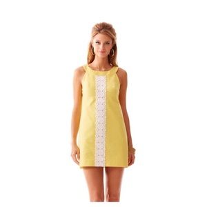 Lilly Pulitzer Yellow Shift Dress